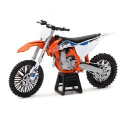 NEW-RAY - DIE CAST MOTOCROSS KTM 450 SX-F 1:12 ORANGE ET BLANC